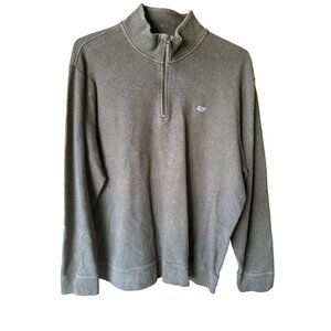 Vineyard Vines Saltwater Mens Gray Quarter-Zip Pullover Sweatshirt XL Pima Cotto